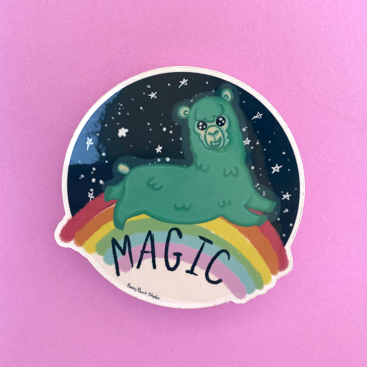 Magic Llama Sticker