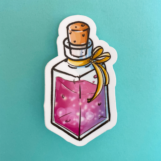 Pink Magic Potion Deluxe Sticker